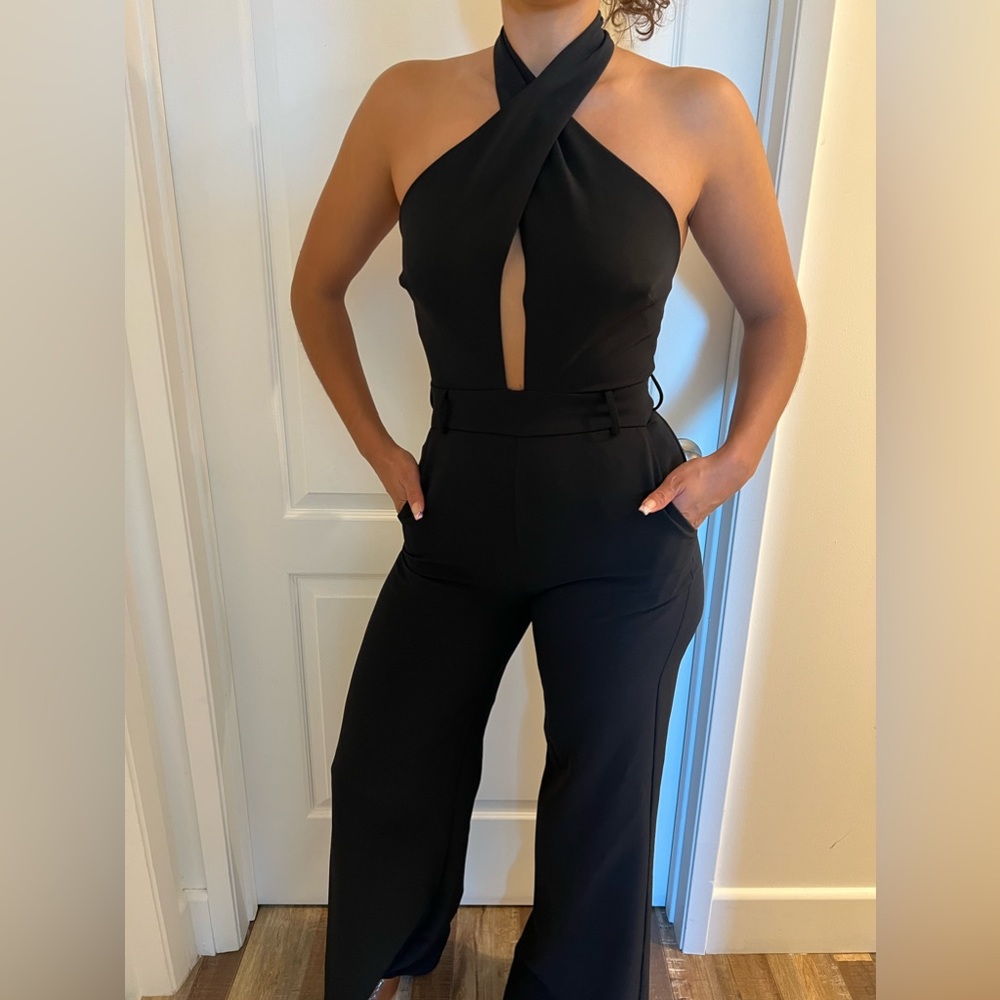 Intermix wide legged jumpsuit